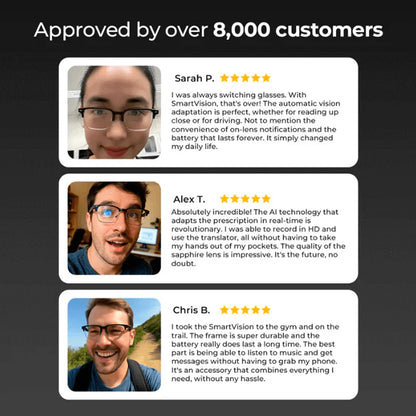 SmartVision NovaCel™ KI-gestützte adaptive Brille