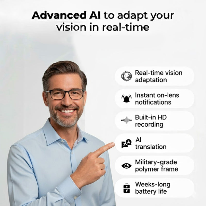SmartVision NovaCel™ KI-gestützte adaptive Brille