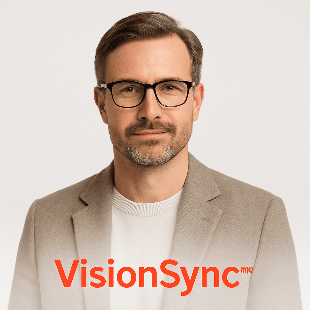 Gleitsichtbrille VisionSync + Geschenk [Adaptive Technologie]
