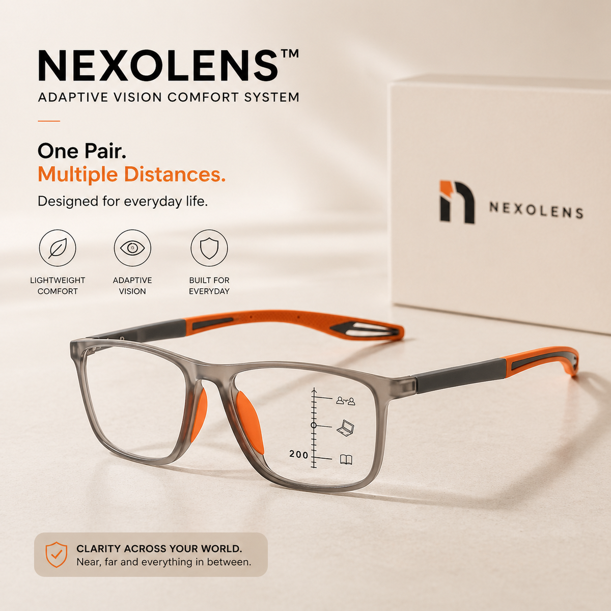 Nexolens - adaptives Sehkomfortsystem + Geschenk